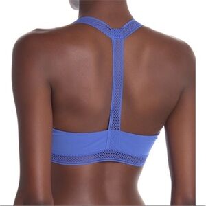 Free People NWT Iris Blue Racerback Mesh Bralette Size S